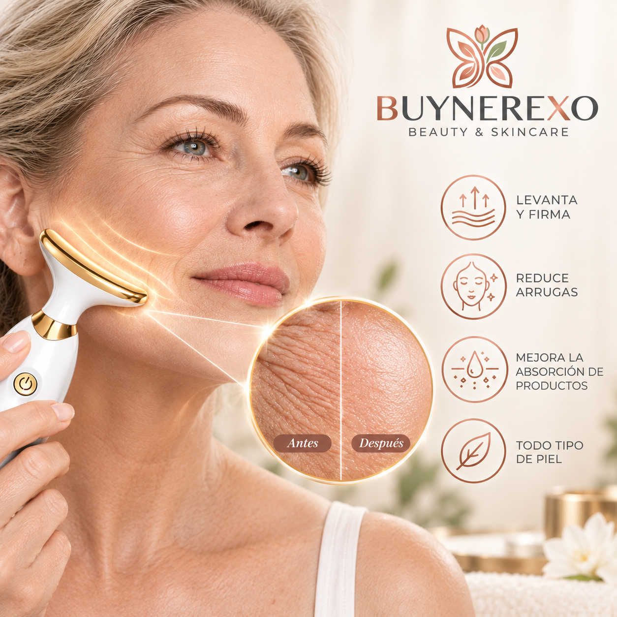 Masajeador Facial LED BuyNerexo™
