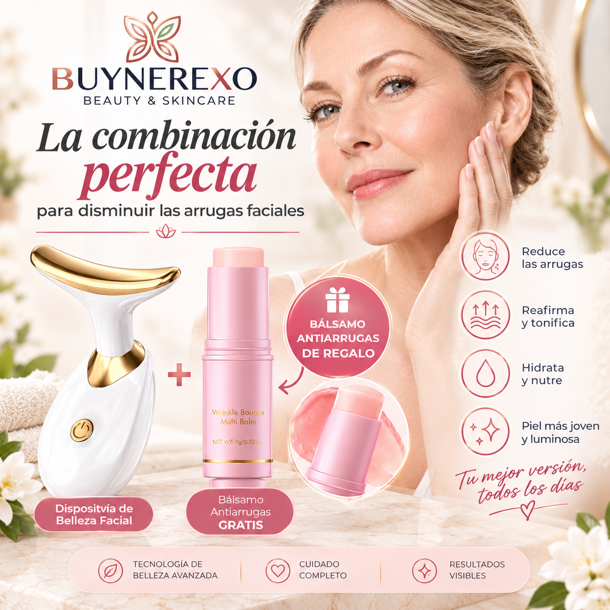 Masajeador Facial LED BuyNerexo™